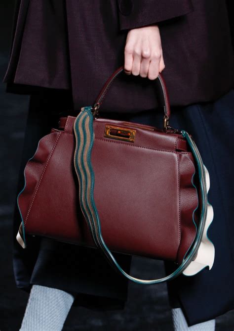 fendi burgundy wave bag|Fendi canada.